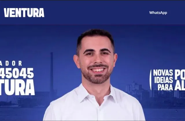 Site político Henry Ventura, desenvolvido para autoridade e participação ativa